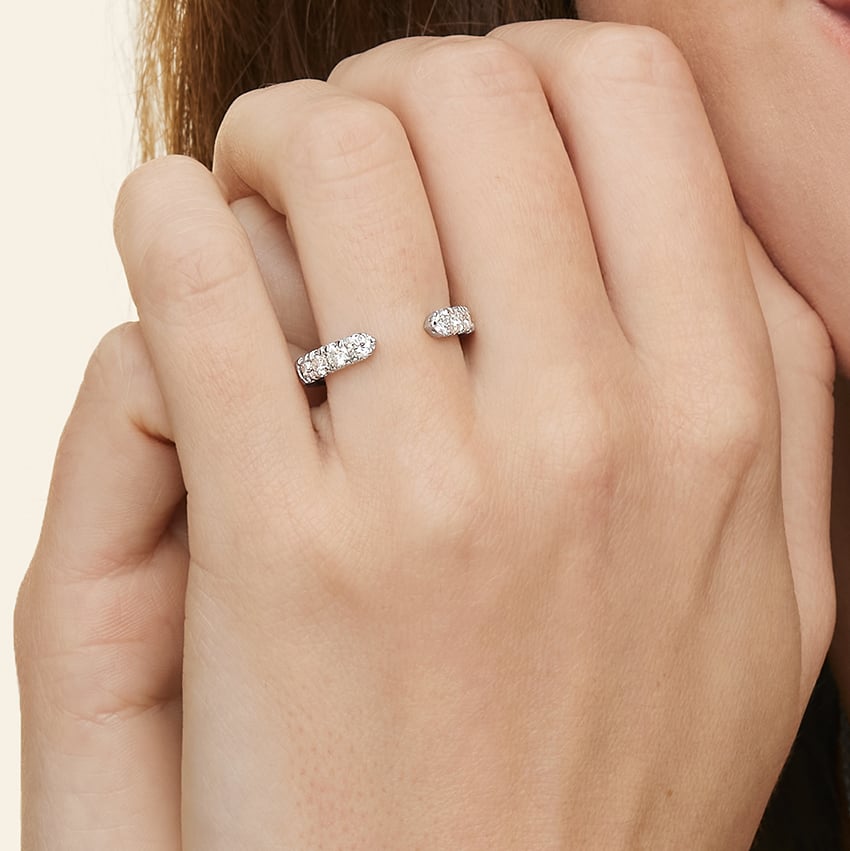 Lyric Diamond Open Ring (3/4 ct. tw.)