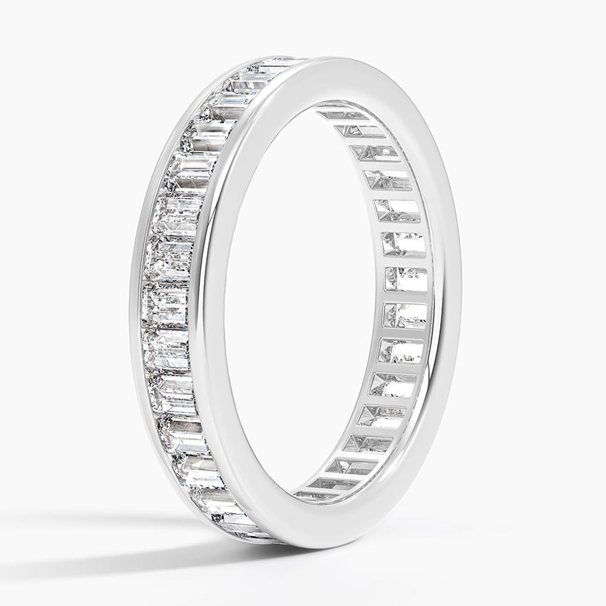 Channel Set Baguette Eternity Lab Diamond Ring (1 1/2 ct. tw.)