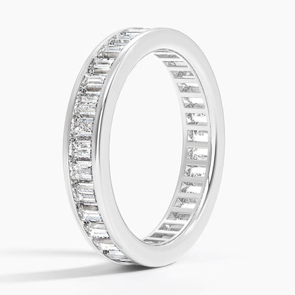 Channel Set Baguette Eternity Lab Diamond Ring (1 1/2 ct. tw.)