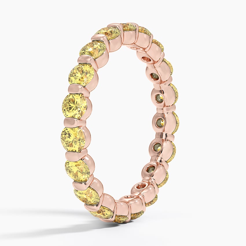 Eternity Yellow Lab Diamond Ring (2 ct. tw.)
