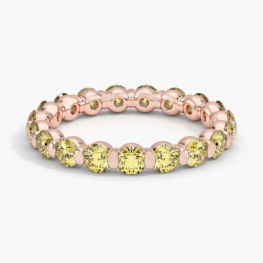 Eternity Yellow Lab Diamond Ring (2 ct. tw.)