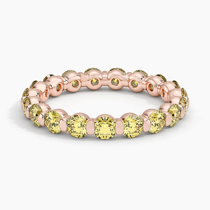 Eternity Yellow Lab Diamond Ring (2 ct. tw.)
