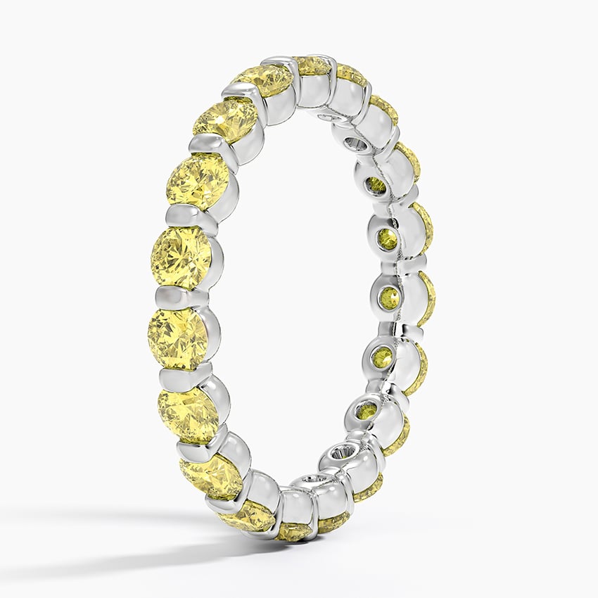 Eternity Yellow Lab Diamond Ring (2 ct. tw.)