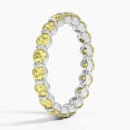Eternity Yellow Lab Diamond Ring (2 ct. tw.)