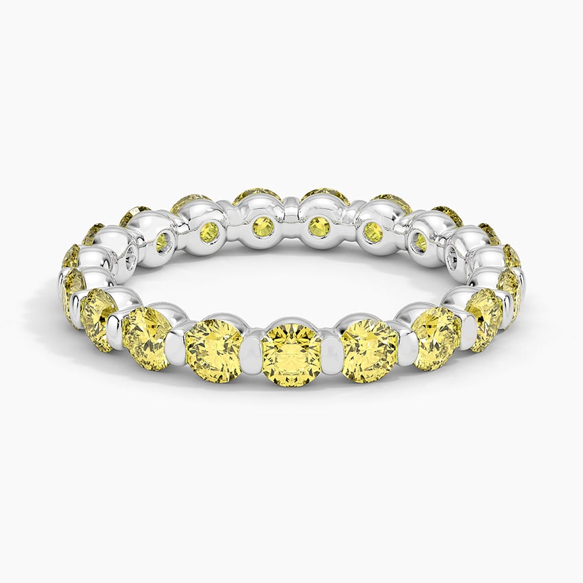 Eternity Yellow Lab Diamond Ring (2 ct. tw.)
