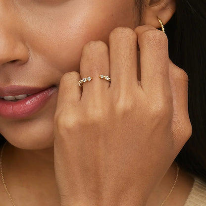 Versailles Diamond Open Ring 1-2 carat Gold