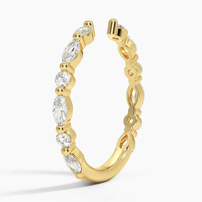 Versailles Diamond Open Ring 1-2 carat Gold