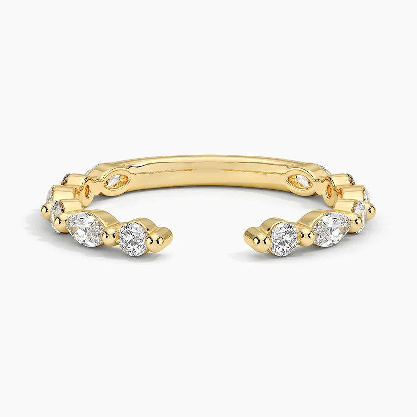 Versailles Diamond Open Ring 1-2 carat Gold