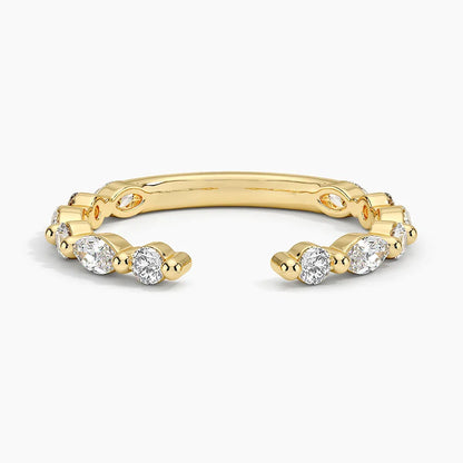 Versailles Diamond Open Ring 1-2 carat Gold