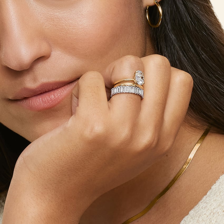 Lina Baguette Diamond Ring (1 7/8 ct. tw.)