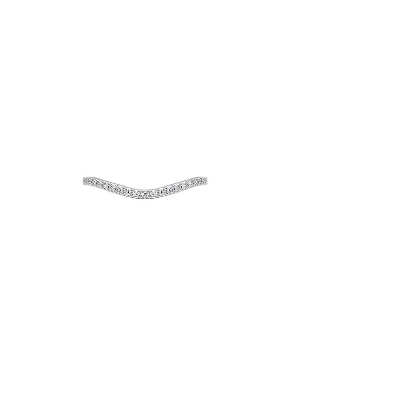 Curved Diamond Ring (1/6 ct. tw.)