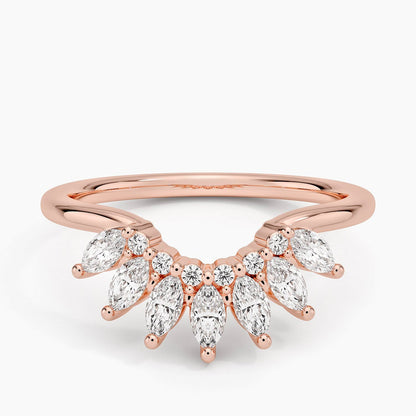 Aurora Contour Diamond Ring (1/2 ct. tw.)