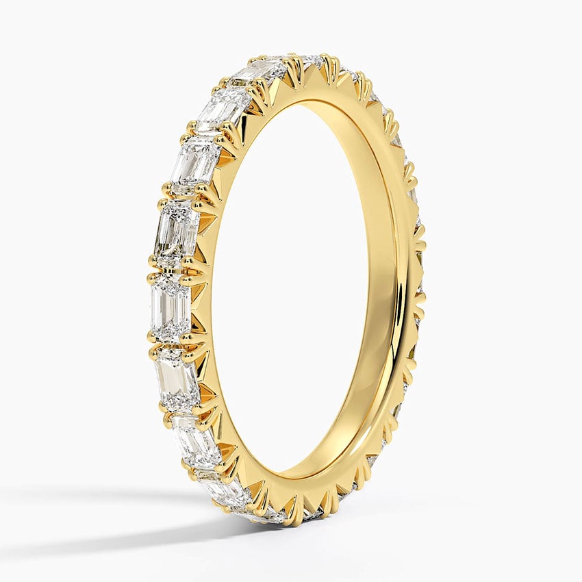 Nathalie Emerald Cut Eternity Lab Diamond Ring (1 ct. tw.)