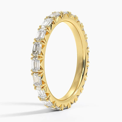 Nathalie Emerald Cut Eternity Lab Diamond Ring (1 ct. tw.)