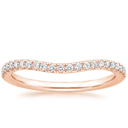 Curved Ballad Lab Diamond Ring (1/6 ct. tw.)