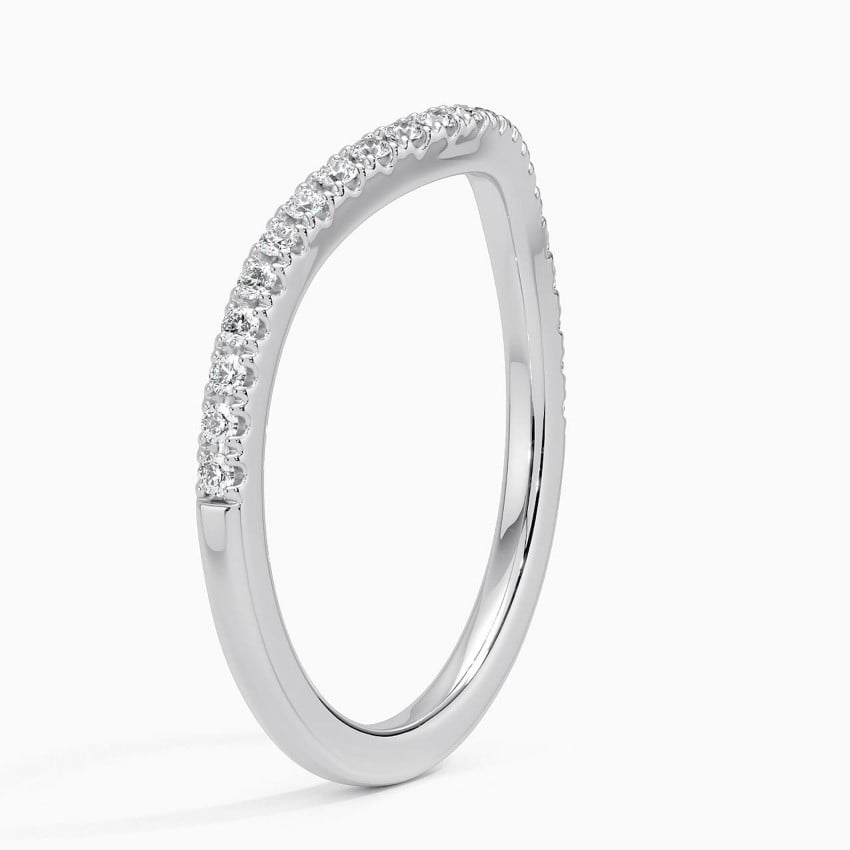 Curved Ballad Lab Diamond Ring (1/6 ct. tw.)