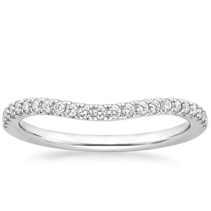 Curved Ballad Lab Diamond Ring (1/6 ct. tw.)