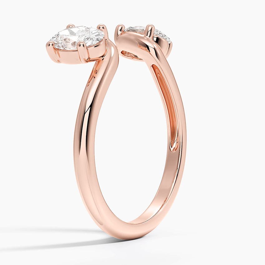 Oval Diamond Trio Stacking Ring (1 ct. tw.)