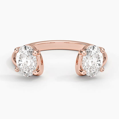 Oval Diamond Trio Stacking Ring (1 ct. tw.)