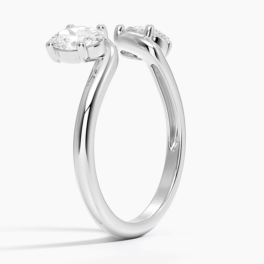 Oval Diamond Trio Stacking Ring (1 ct. tw.)