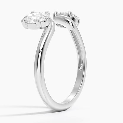 Oval Diamond Trio Stacking Ring (1 ct. tw.)