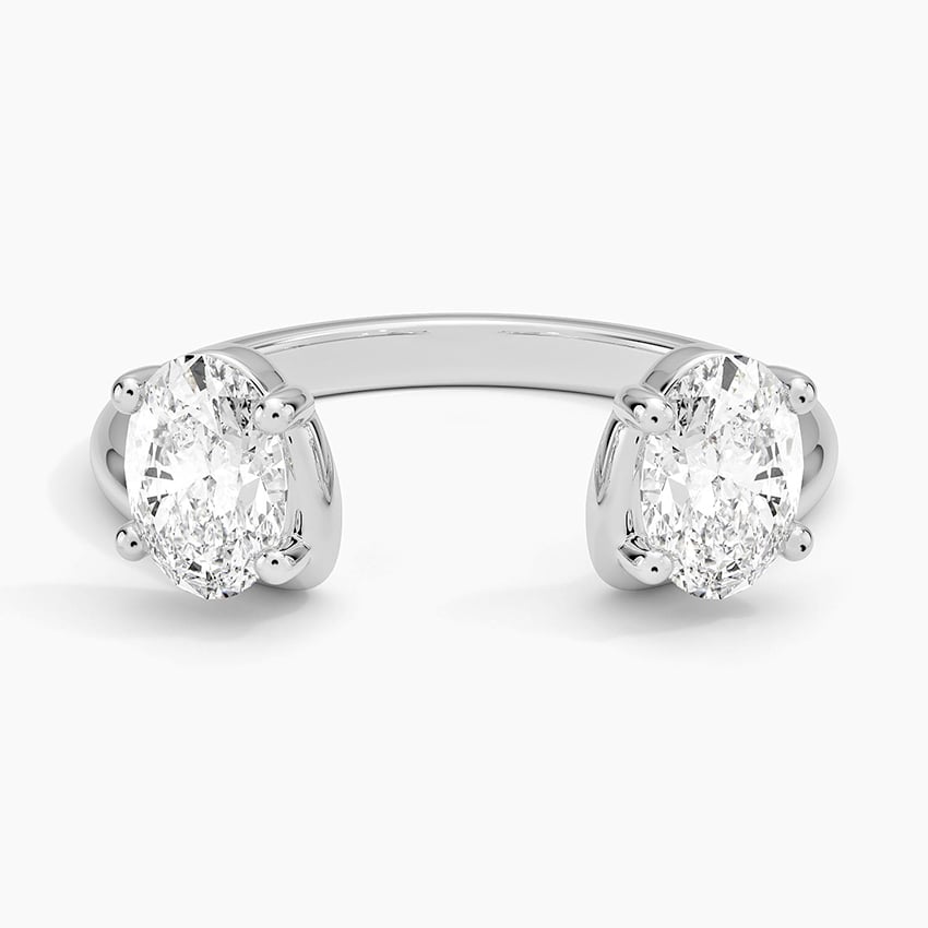Oval Diamond Trio Stacking Ring (1 ct. tw.)
