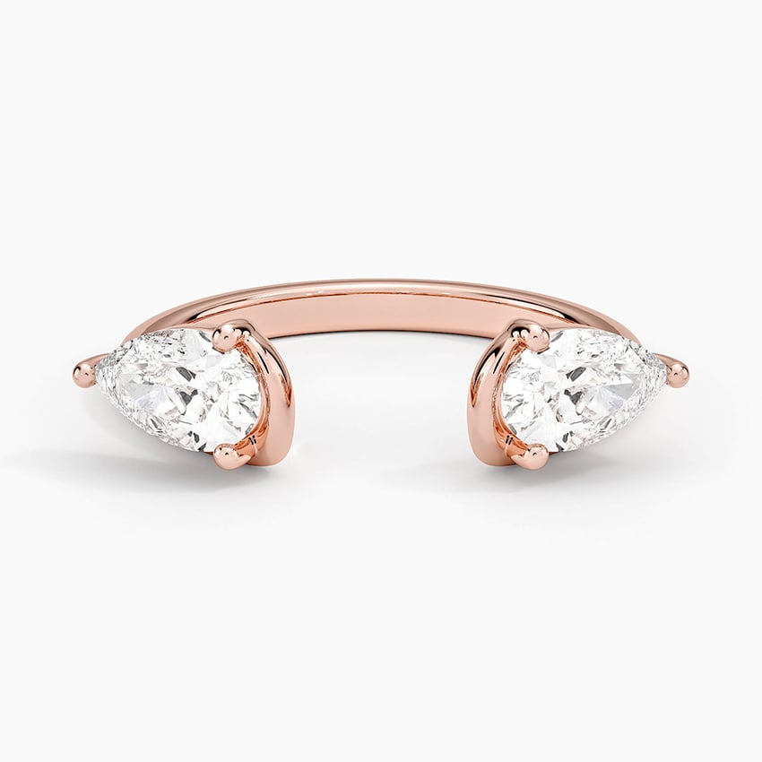 Pear Diamond Trio Stacking Ring (1 ct. tw.)