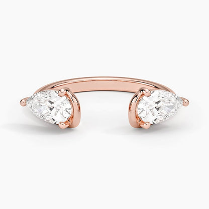 Pear Diamond Trio Stacking Ring (1 ct. tw.)