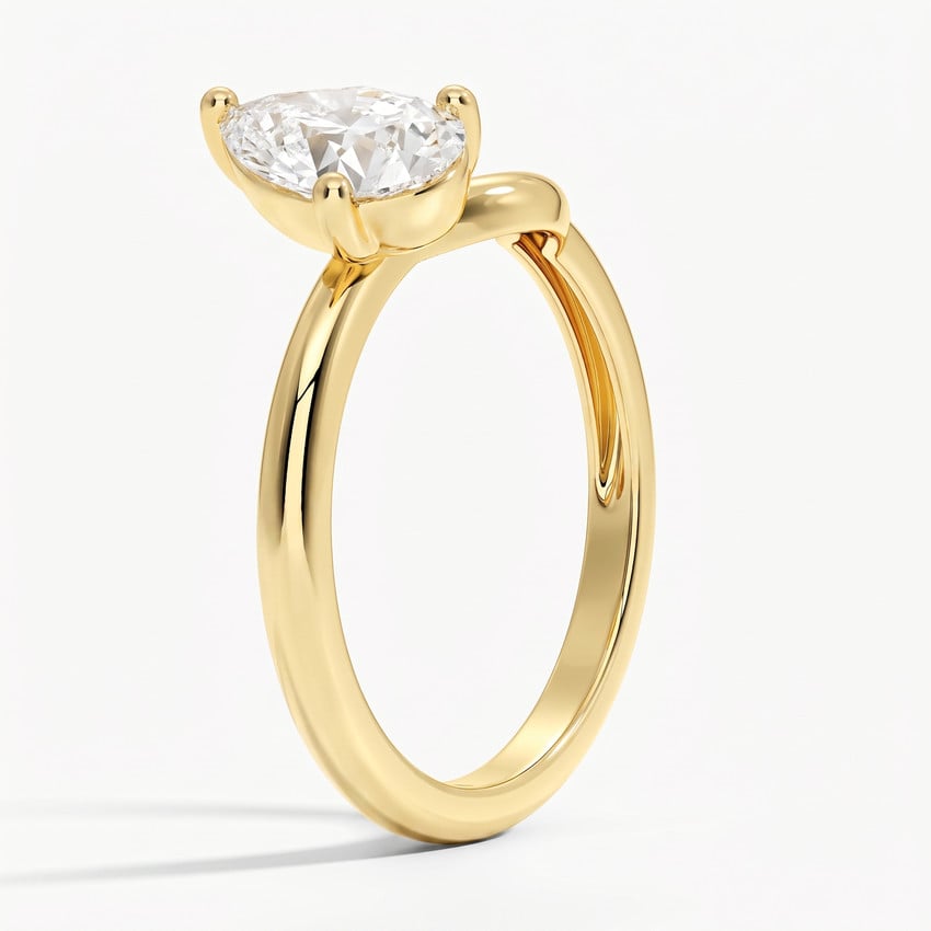 Pear Lab Diamond Toi Et Moi Nesting Ring (1 ct. tw.)