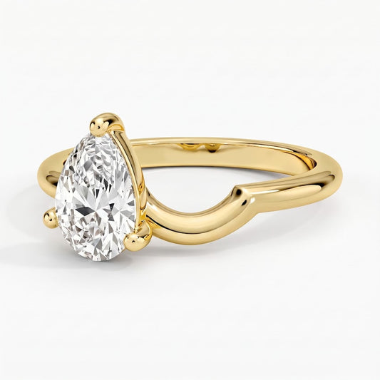 Pear Lab Diamond Toi Et Moi Nesting Ring (1 ct. tw.)