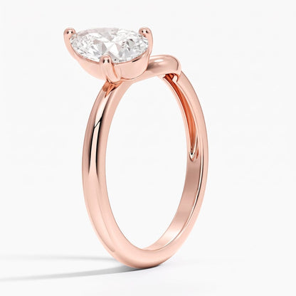 Pear Diamond Toi Et Moi Nesting Ring (1 ct. tw.)