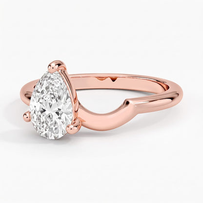 Pear Diamond Toi Et Moi Nesting Ring (1 ct. tw.)