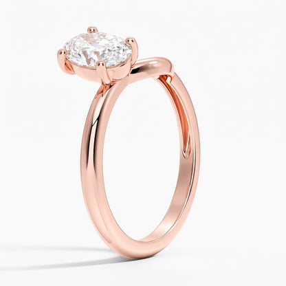 Oval Lab Diamond Toi Et Moi Nesting Ring (1 ct. tw.)