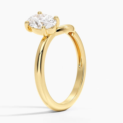 Oval Lab Diamond Toi Et Moi Nesting Ring (1 ct. tw.)