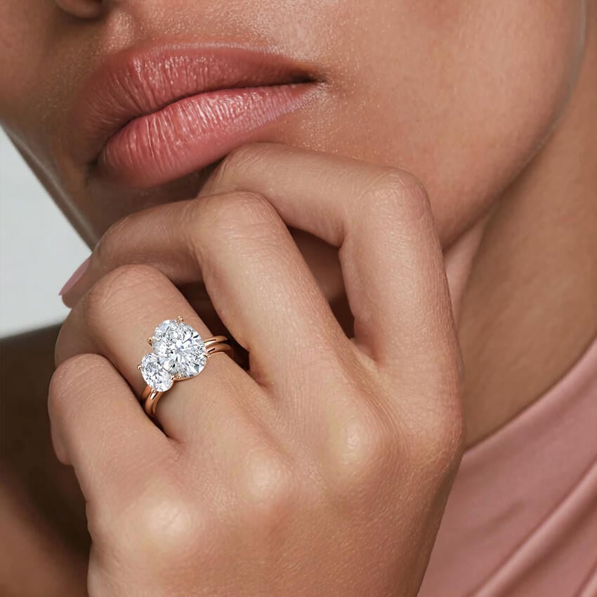 Oval Diamond Toi Et Moi Nesting Ring (1 ct. tw.)