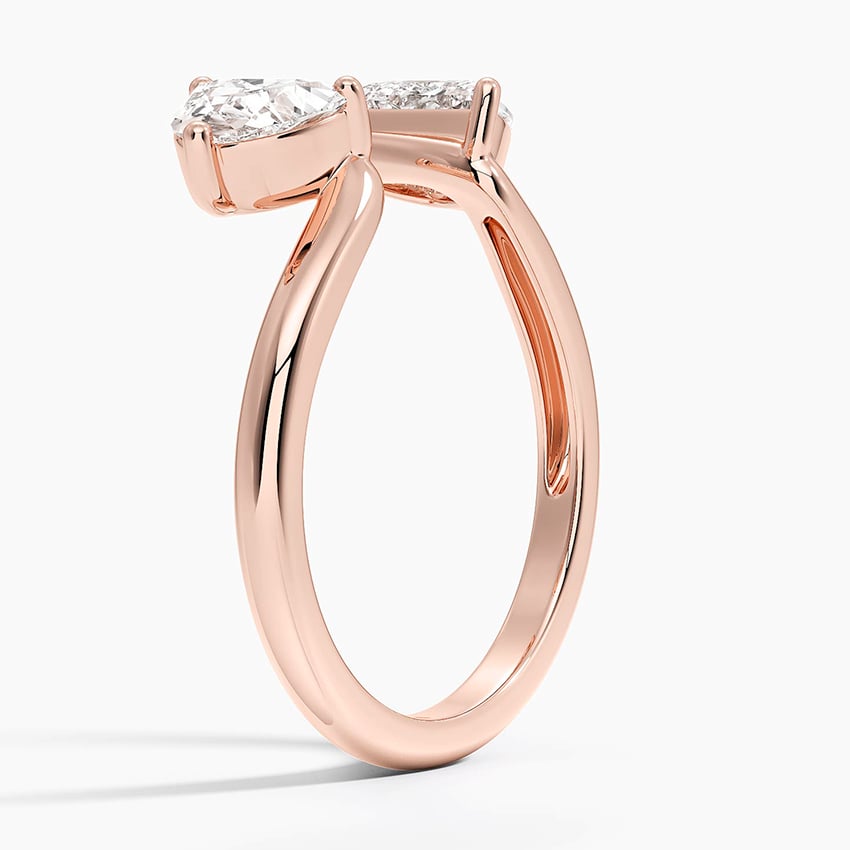 Half Moon Diamond Trio Stacking Ring (1 ct. tw.)