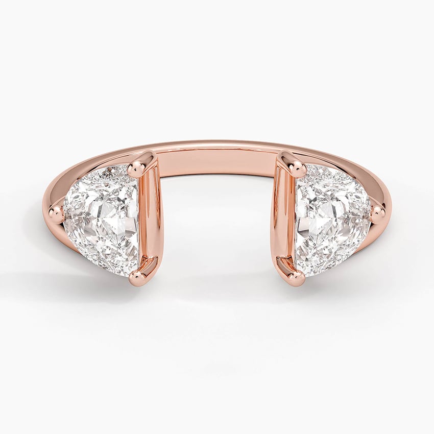 Half Moon Diamond Trio Stacking Ring (1 ct. tw.)