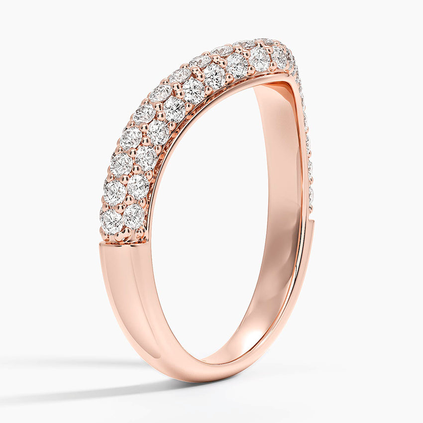 Adelaide Curved Lab Diamond Ring (7/8 ct. tw.)