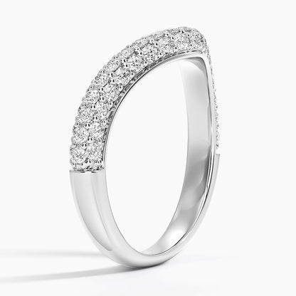 Adelaide Curved Lab Diamond Ring (7/8 ct. tw.)