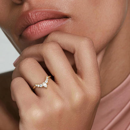 Lunette Diamond Ring (3/8 ct. tw.)