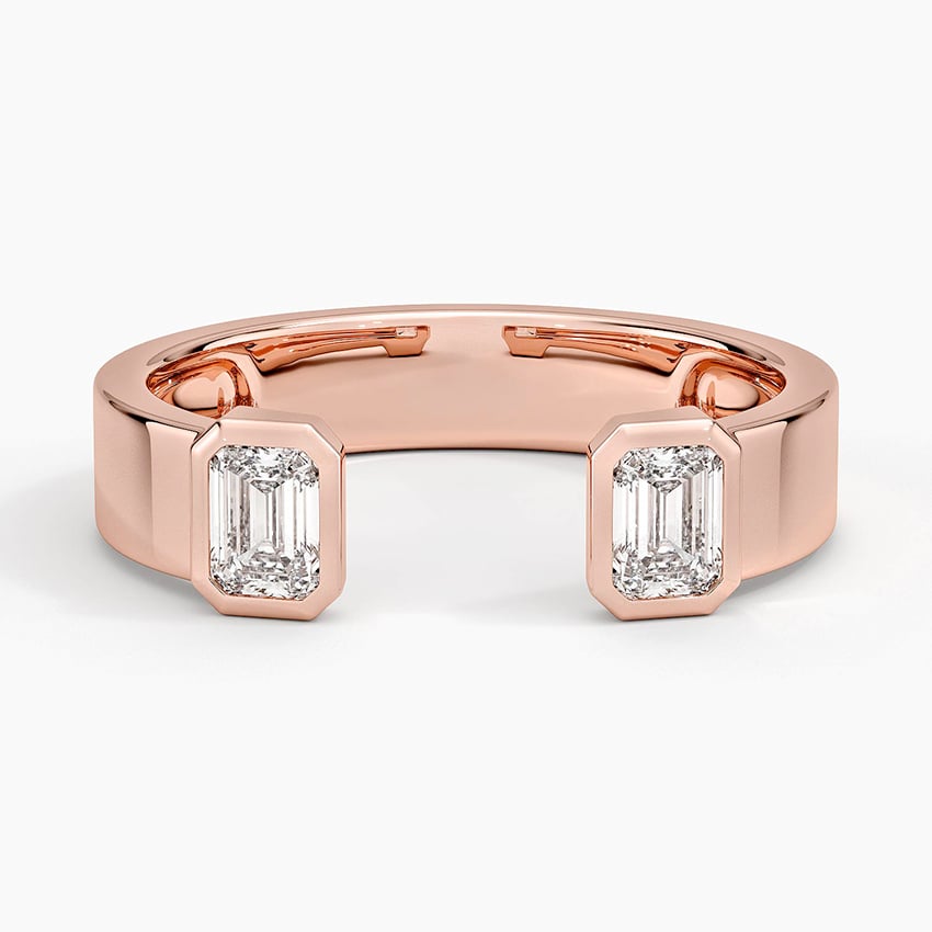 Peyton Emerald-Cut Diamond Open Ring (1/2 ct. tw.)