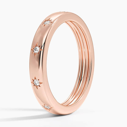 Evening Star Eternity 3mm Diamond Ring (1/10 ct. tw.)
