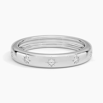 Evening Star Eternity 3mm Diamond Ring (1/10 ct. tw.)
