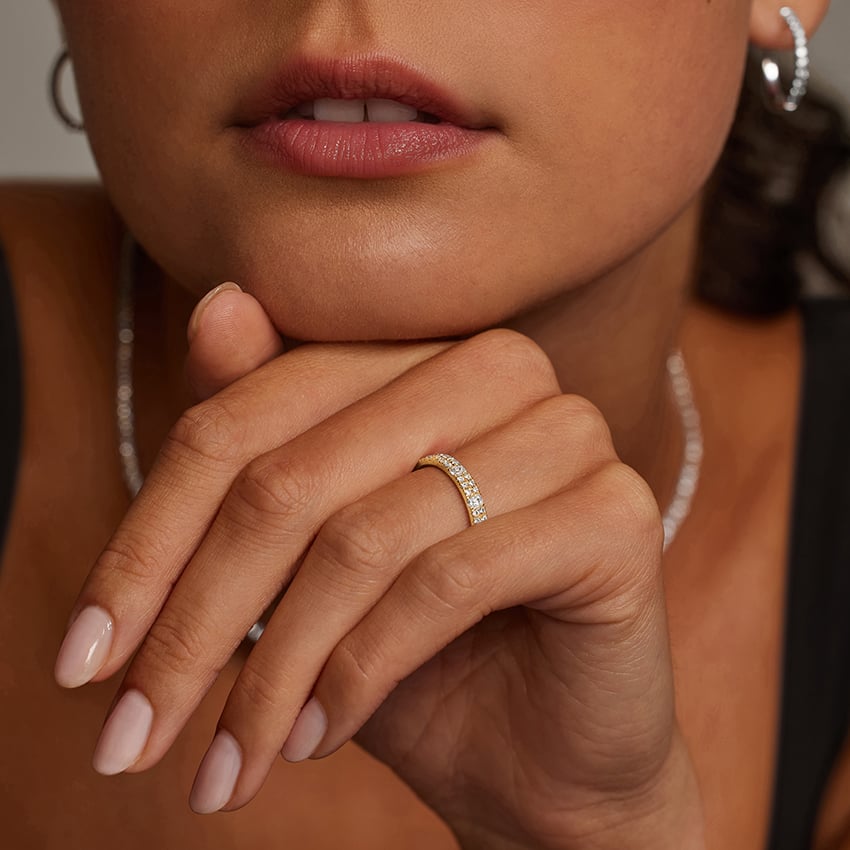 Santorini Eternity Lab Diamond Ring