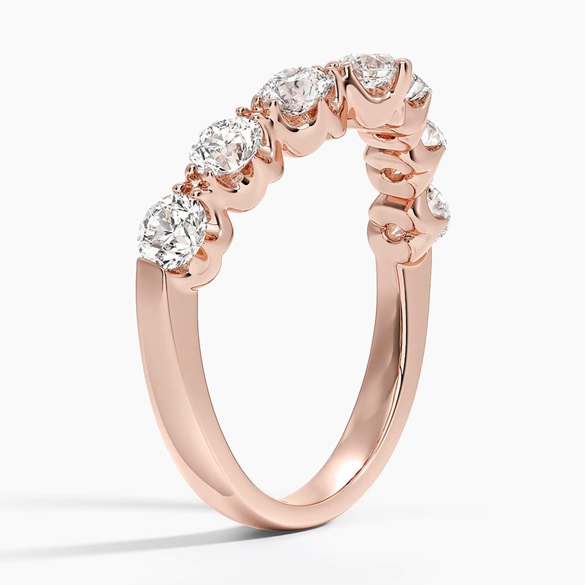 Cannes Curved Lab Diamond Ring (1 ct. tw.)