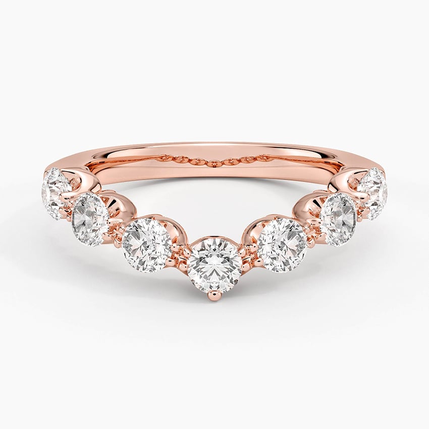 Cannes Curved Lab Diamond Ring (1 ct. tw.)