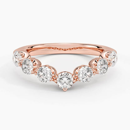 Cannes Curved Lab Diamond Ring (1 ct. tw.)