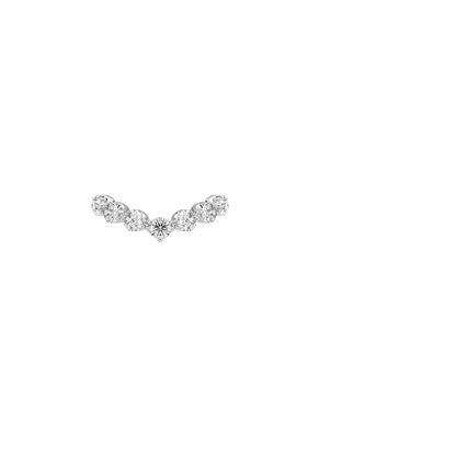 Cannes Curved Lab Diamond Ring (1 ct. tw.)