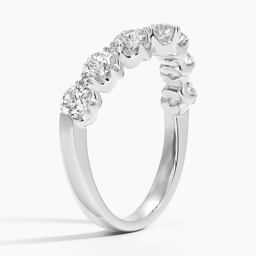 Cannes Curved Lab Diamond Ring (1 ct. tw.)