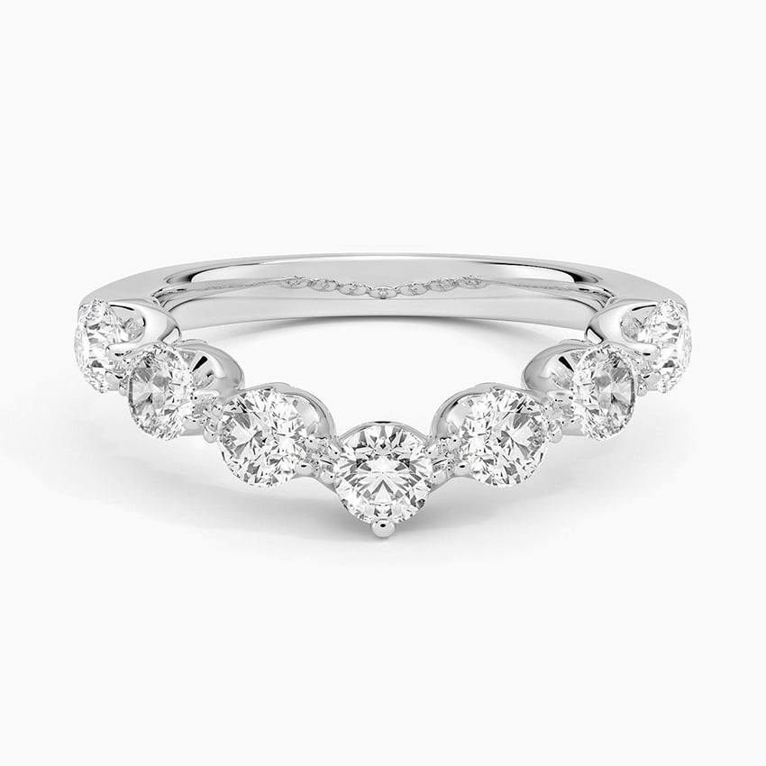 Cannes Curved Lab Diamond Ring (1 ct. tw.)